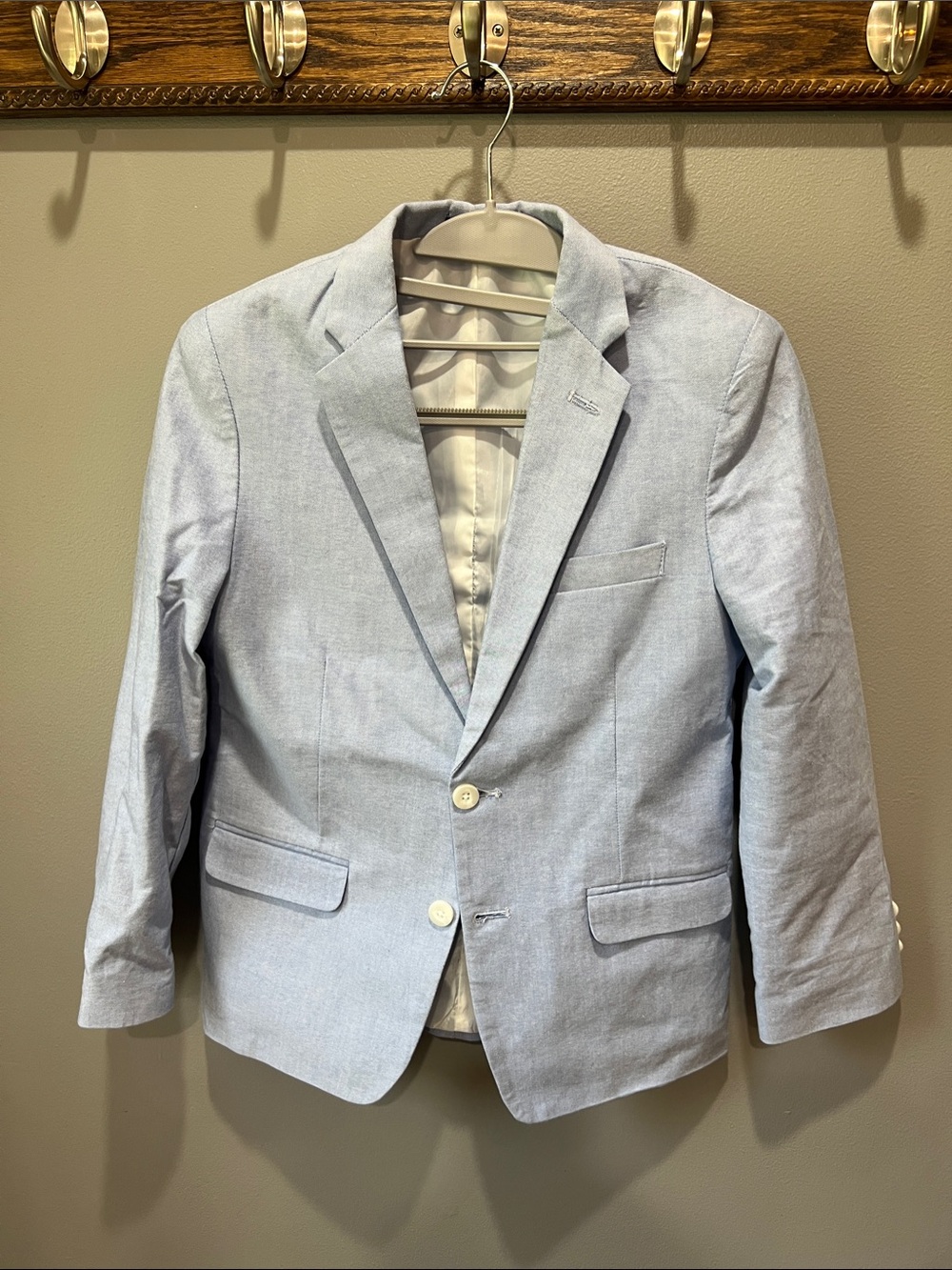 Light Blue Boy's Blazer - Classic Single-Breast Style